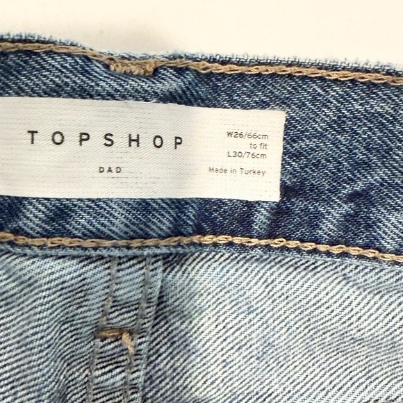 Topshop DAD high rise jeans 26 - Picture 4 of 5